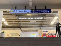 Akses Masuk Stasiun Pondok Cina Kini Lewat Apartemen Penumpang